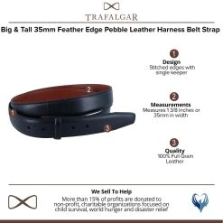 Trafalgar men Big & Tall 35mm Feather Edge Pebble Leather Belt -Valextra Shop 0d01d080aeb343fa8ff2ed55787edfc1 1080x