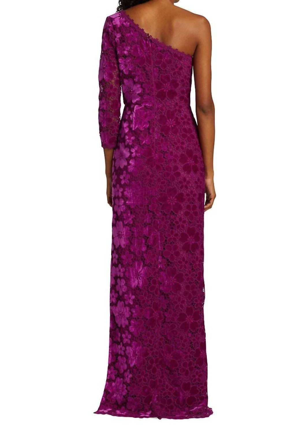 Theia women Simone Floral Guipure Lace Gown In Plumeria 4 Theia women Simone Floral Guipure Lace Gown In Plumeria - Image 2