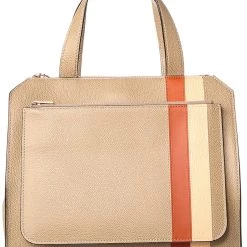 women Valextra Passepartout Medium Leather Tote