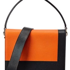 women Valextra Swing Leather Shoulder Bag