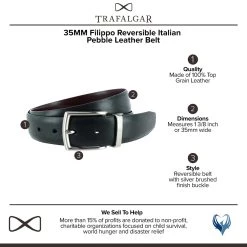 Trafalgar men Filippo 35mm Reversible Italian Pebble Leather Belt -Valextra Shop 179a634ff890442e870174cc6be91e58 53ed48e2 1ff8 4eae a901 f1bdb2d29e9d 1080x