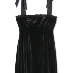 Danielle Bernstein Womens Velvet Short Mini Dress