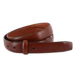 Trafalgar men Cortina Leather 30mm Harness Belt Strap