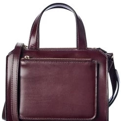 women Valextra Passepartout Mini Leather Tote