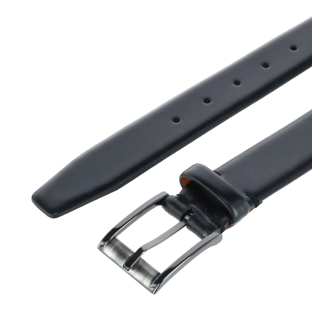 Trafalgar men Cameron 35mm Burnished Leather Dress Belt 4 Trafalgar men Cameron 35mm Burnished Leather Dress Belt - Image 2