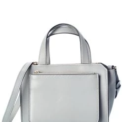 women Valextra Passepartout Mini Leather Tote