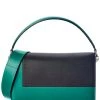 women Valextra Swing Medium Leather Shoulder Bag