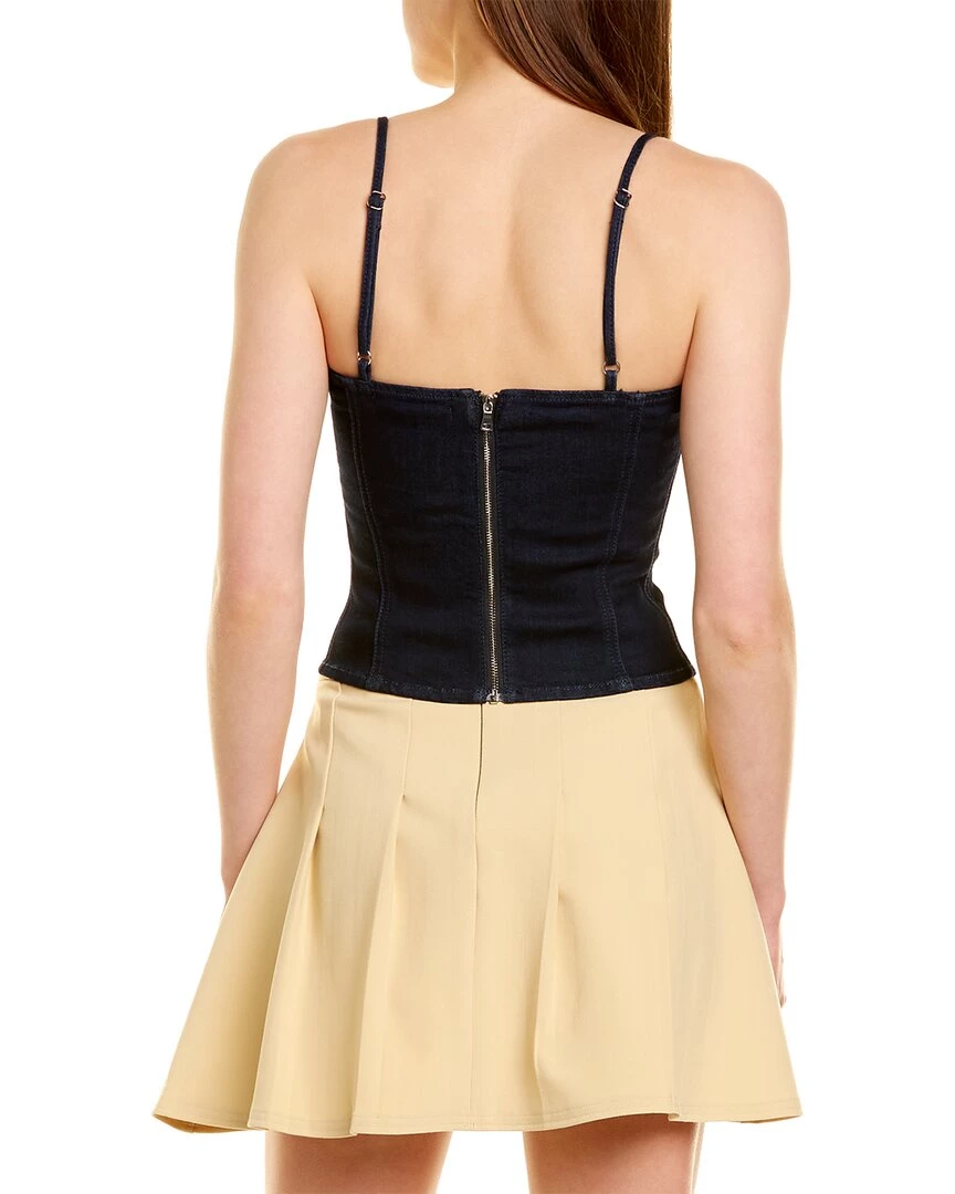 Danielle Bernstein women WeWoreWhat Denim Corset Top 4 Danielle Bernstein women WeWoreWhat Denim Corset Top - Image 2