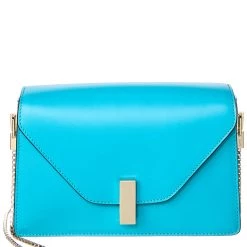 women Valextra Iside Leather Shoulder Bag