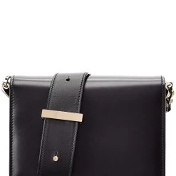 women Valextra Swing Small Leather & Suede Shoulder Bag