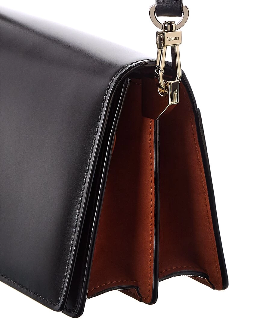 women Valextra Swing Small Leather & Suede Shoulder Bag 5 women Valextra Swing Small Leather & Suede Shoulder Bag - Image 3
