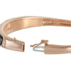 women Kabana 14K Rose Gold 0.42 ct Diamond and Mother of Pearl Bangle Bracelet -Valextra Shop 5772f45125ae4560b038bf3d40479c2b 1080x