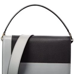 women Valextra Swing Medium Leather Shoulder Bag