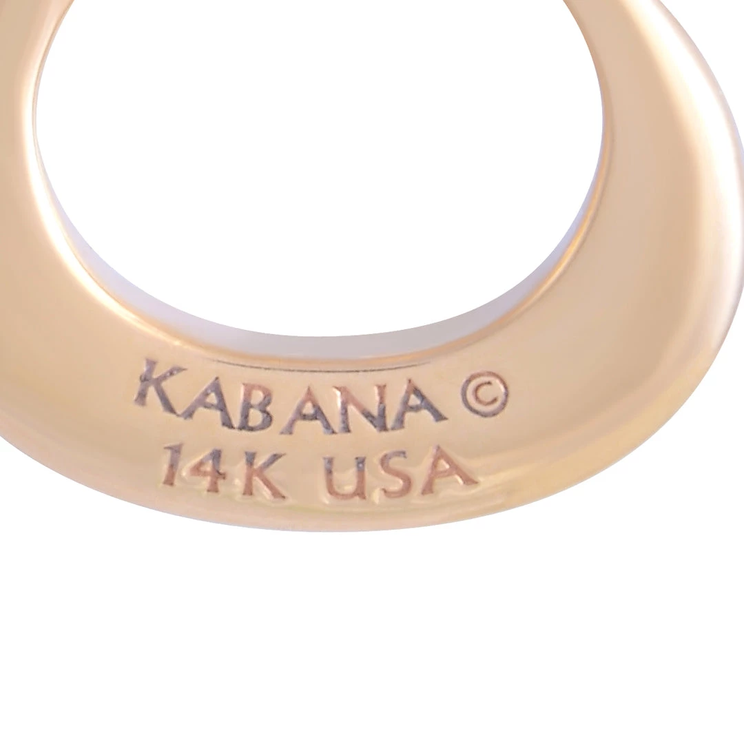 women Kabana 14K Yellow Gold 0.15 ct Diamond and Mother of Pearl Earrings 5 women Kabana 14K Yellow Gold 0.15 ct Diamond and Mother of Pearl Earrings - Image 3