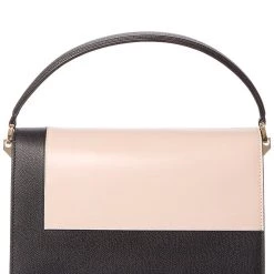 women Valextra Swing Medium Leather Shoulder Bag