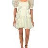 Danielle Bernstein Womens Ruffled Mini Dress