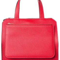 women Valextra Passepartout Medium Leather Tote