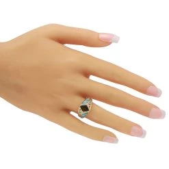 women Kabana 14K Yellow Gold 0.35 ct Diamond, Opal, and Tourmaline Ring -Valextra Shop 6e20505041284d63949dd209596618d2 1080x