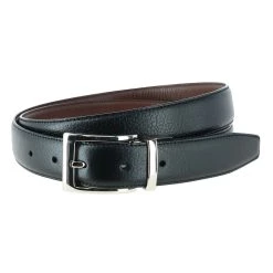 Trafalgar men Dorado 30mm Pebble Grain Leather Reversible Belt