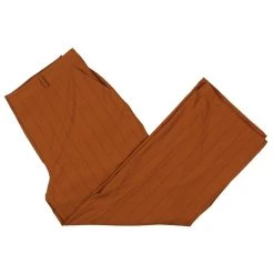 Danielle Bernstein Plus Womens Pinstripe Wide Leg Trouser Pants