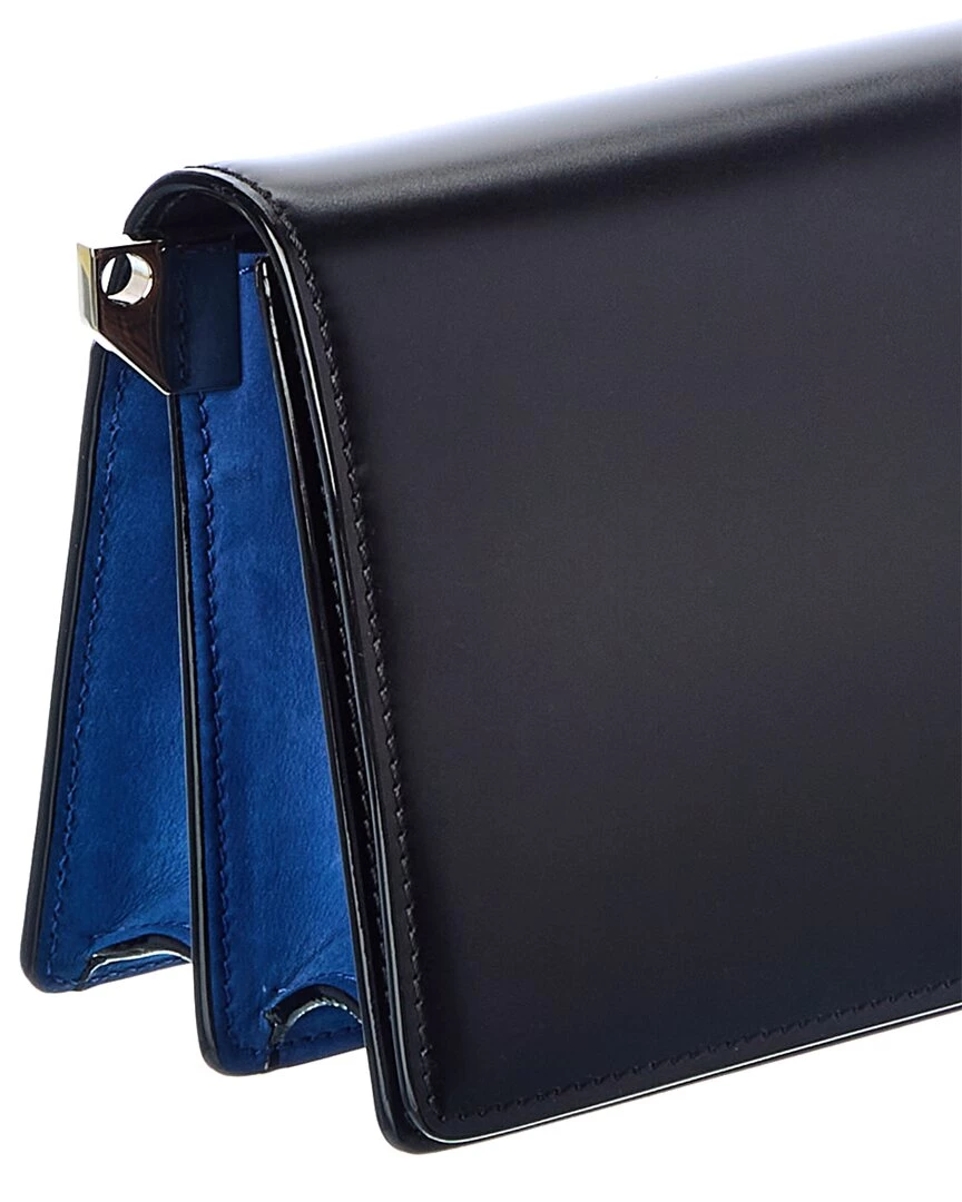 women Valextra Swing Small Leather & Suede Shoulder Bag 5 women Valextra Swing Small Leather & Suede Shoulder Bag - Image 3