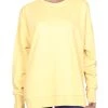 Danielle Bernstein Womens Ribbed Trim Pullover Sweatshirt