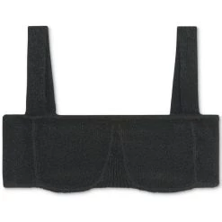 Danielle Bernstein Womens Cropped Sleeveless Bralette