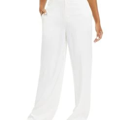 Danielle Bernstein Womens Satin Office Pants