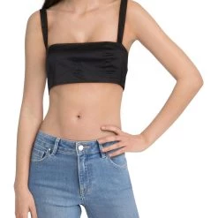 Danielle Bernstein Womens Bra Tank Crop Top