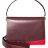 women Valextra Swing Leather Shoulder Bag