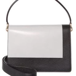 women Valextra Swing Leather Shoulder Bag