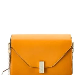 women Valextra Iside Leather Shoulder Bag