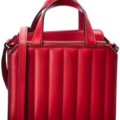 women Valextra Passepartout Mini Leather Tote