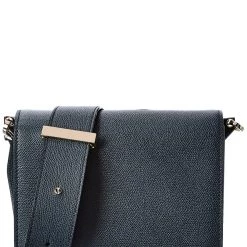 women Valextra Swing Small Leather Shoulder Bag