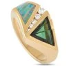 women Kabana 14K Yellow Gold 0.15 ct Diamond, Tourmaline, and Inlaid Opal Ring 2 women Kabana 14K Yellow Gold 0.15 ct Diamond, Tourmaline, and Inlaid Opal Ring -Valextra Shop a39c7311009549f1919816098607b569 1080x
