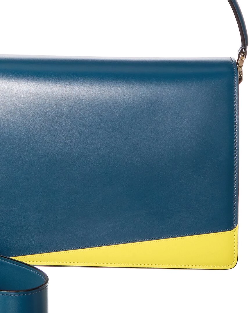 women Valextra Swing Leather Shoulder Bag 5 women Valextra Swing Leather Shoulder Bag - Image 3