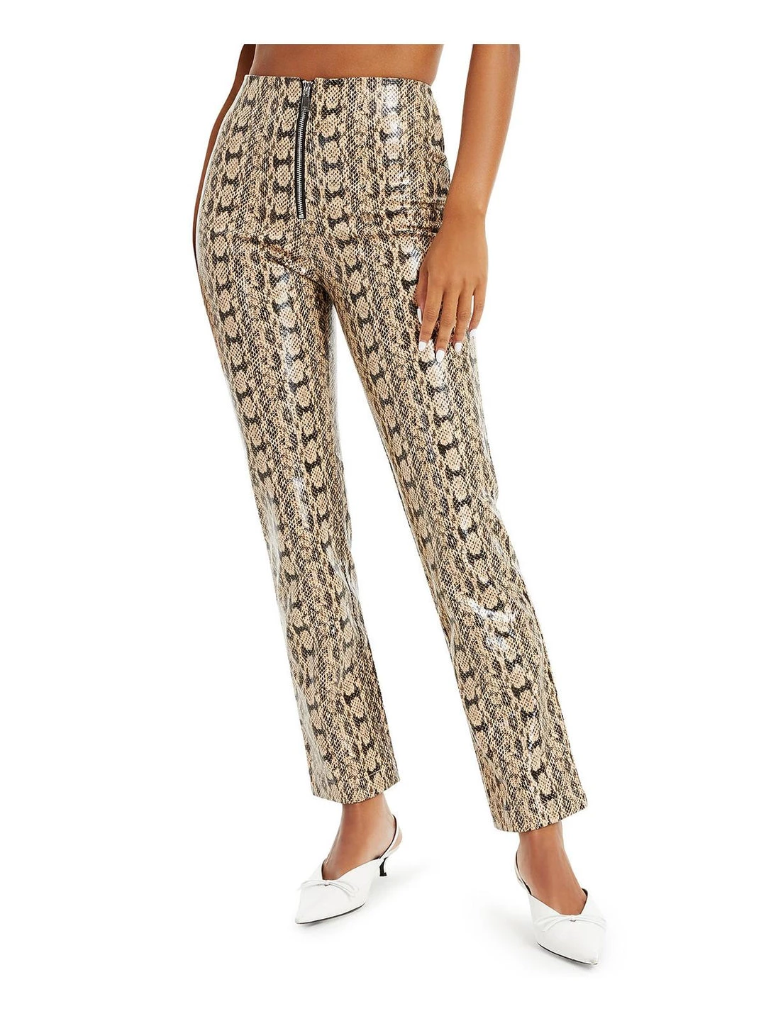 Danielle Bernstein Womens Animal Print Straight Leg Straight Leg Pants 3 Danielle Bernstein Womens Animal Print Straight Leg Straight Leg Pants