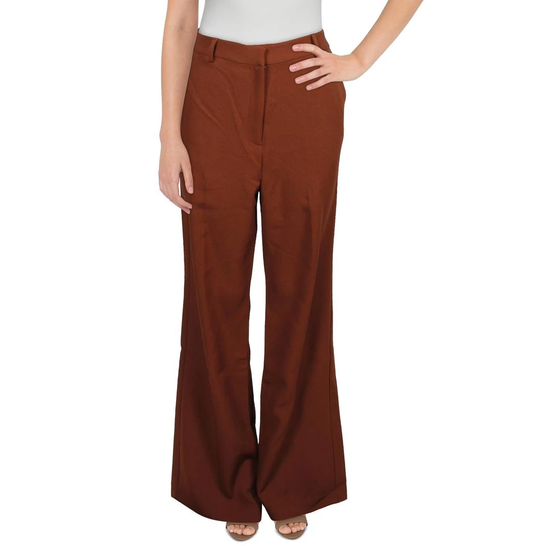 Danielle Bernstein Womens High Rise Office Straight Leg Pants 4 Danielle Bernstein Womens High Rise Office Straight Leg Pants - Image 2