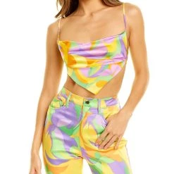 women DANIELLE BERNSTEIN Cowl Top