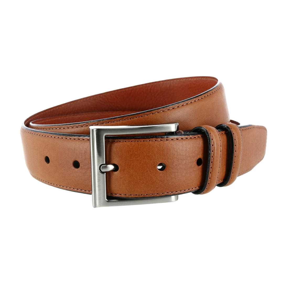 Trafalgar men Covino 35mm Full Grain Leather Dress Belt 5 Trafalgar men Covino 35mm Full Grain Leather Dress Belt - Image 3