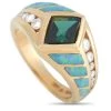 women Kabana 14K Yellow Gold 0.35 ct Diamond, Opal, and Tourmaline Ring 2 women Kabana 14K Yellow Gold 0.35 ct Diamond, Opal, and Tourmaline Ring -Valextra Shop c79a42732c8a4a33b16acd22ecf4965b 1080x