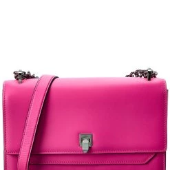 women Valextra Spritz Medium Leather Shoulder Bag