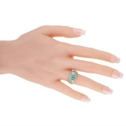 women Kabana 18K Yellow Gold 0.18 ct Diamond and Inlaid Opal Ring 8 women Kabana 18K Yellow Gold 0.18 ct Diamond and Inlaid Opal Ring -Valextra Shop d232f10297944ed6bb6136a25acb7cd4 1080x