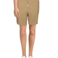 Danielle Bernstein Womens High Waist Solid Bike Shorts