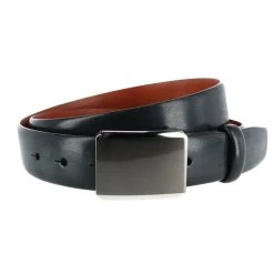 Trafalgar men Lawrence 32mm Plaque Buckle Dress Belt