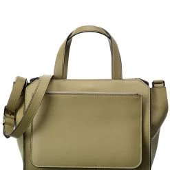 women Valextra Passepartout Medium Leather Tote