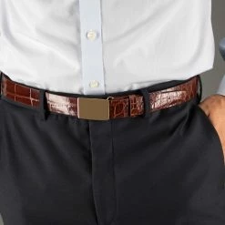 Trafalgar men Genuine Alligator 30mm Compression Belt Strap -Valextra Shop daae4656dfdc4e33b84eaccba5b9af55 1080x