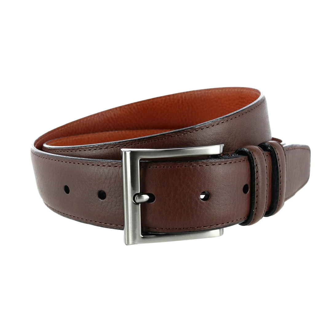 Trafalgar men Covino 35mm Full Grain Leather Dress Belt 7 Trafalgar men Covino 35mm Full Grain Leather Dress Belt - Image 5
