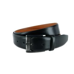 Trafalgar men Cameron 35mm Burnished Leather Dress Belt