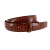 Trafalgar men Crocodile Embossed Leather 30mm Harness Belt Strap